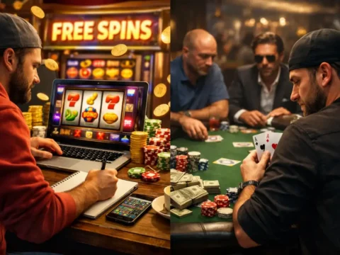 Torneios com Free Spins vs Torneios Buy-in